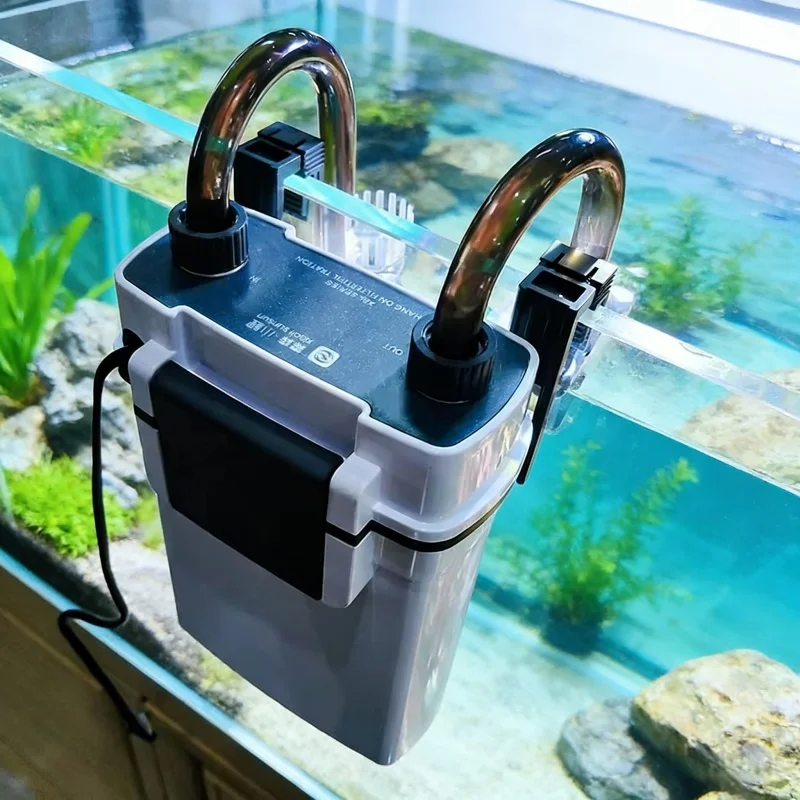 Aquarium Fish Waste Collector - فلتر شلال حوض السمك المثبت على