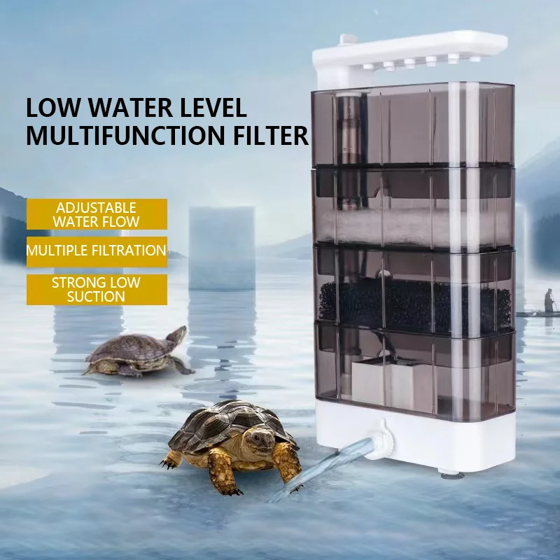 Aquarium Fish Waste Collector - 3-In-1 حوض السمك هادئ الأسماك السلاحف