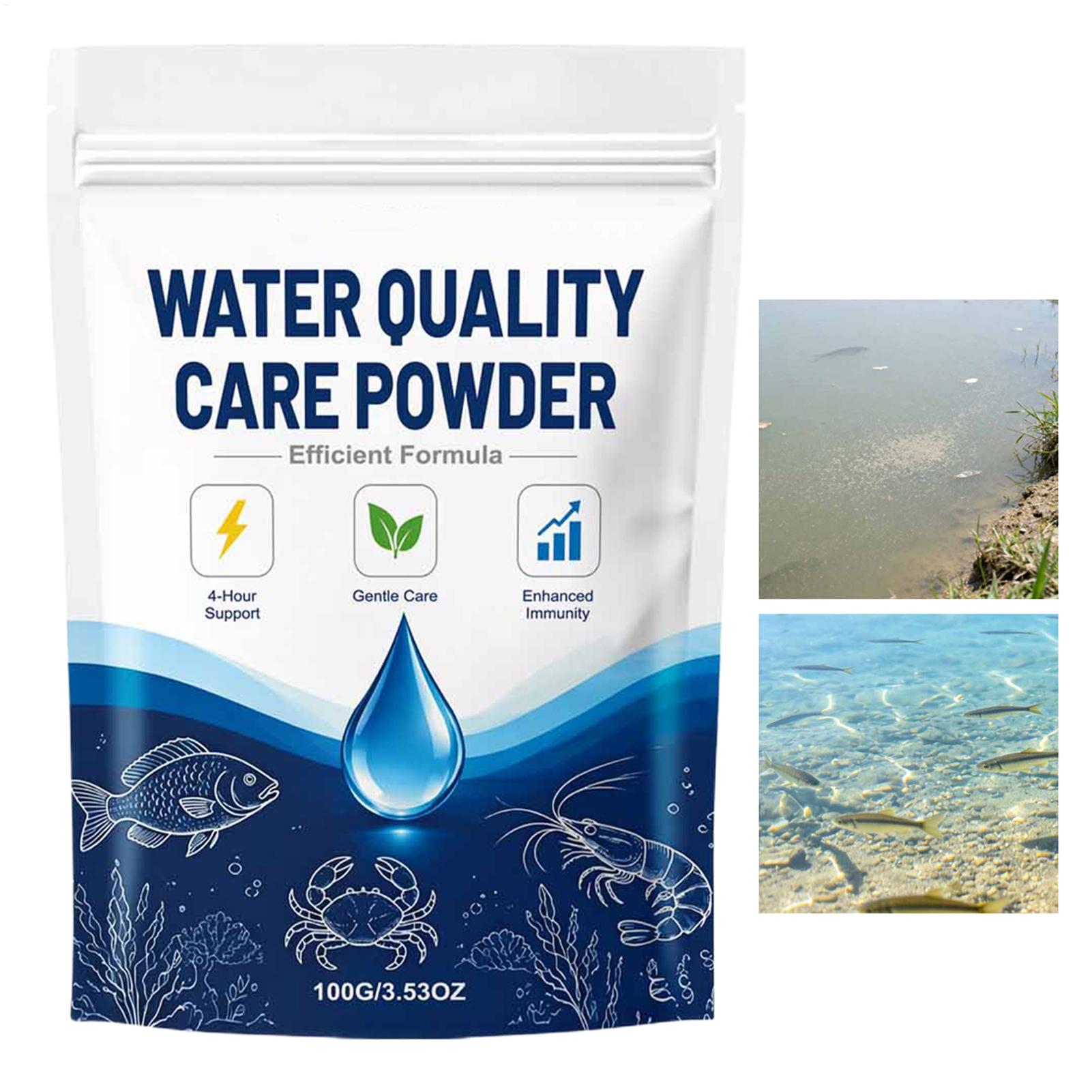 Aquarium Fish Tank Cleaner - مسحوق تنقية مياه أحواض السمك 100
