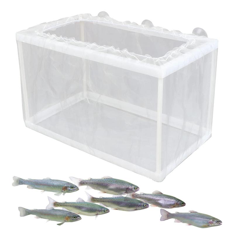 Aquarium Fish Trap - صندوق تربية الأسماك مع شفط، تفريخ