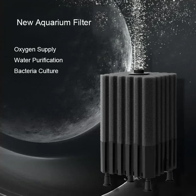 مرشح إسفنجي حيوي كبير لحوض الس - مراجعة Aquarium Fish Big وسعره