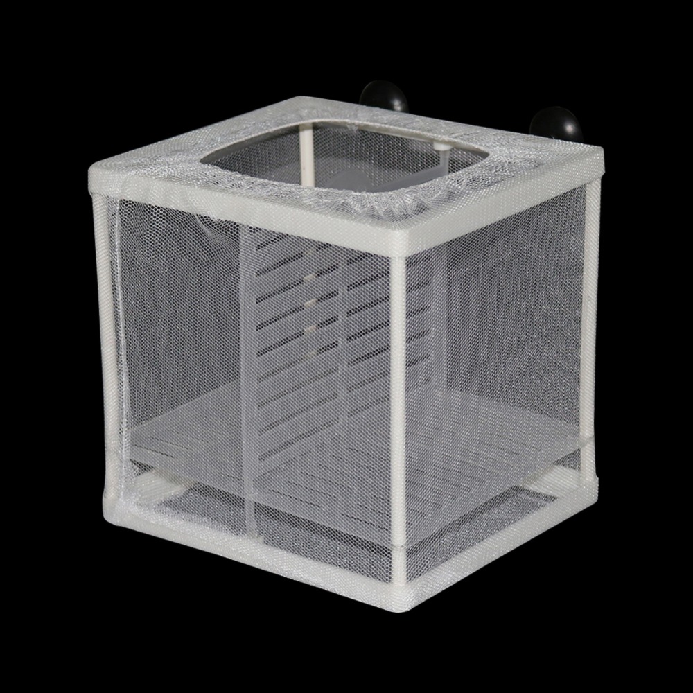 1 قطعة حاضنة تربية الأسماك صاف - مراجعة Aquarium Fish Trap وسعره