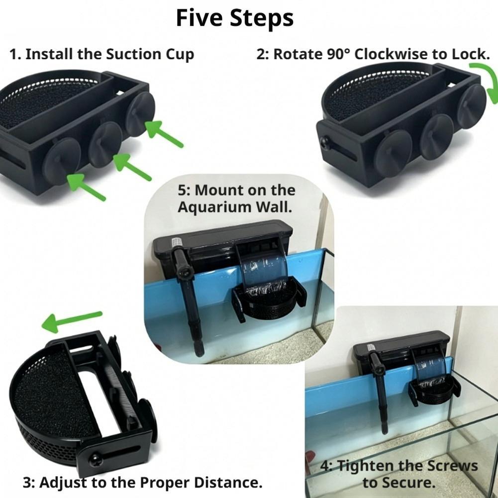    حاجز فلتر حوض السمك الممتا - مراجعة Aquarium Fish Waste Collector وسعره