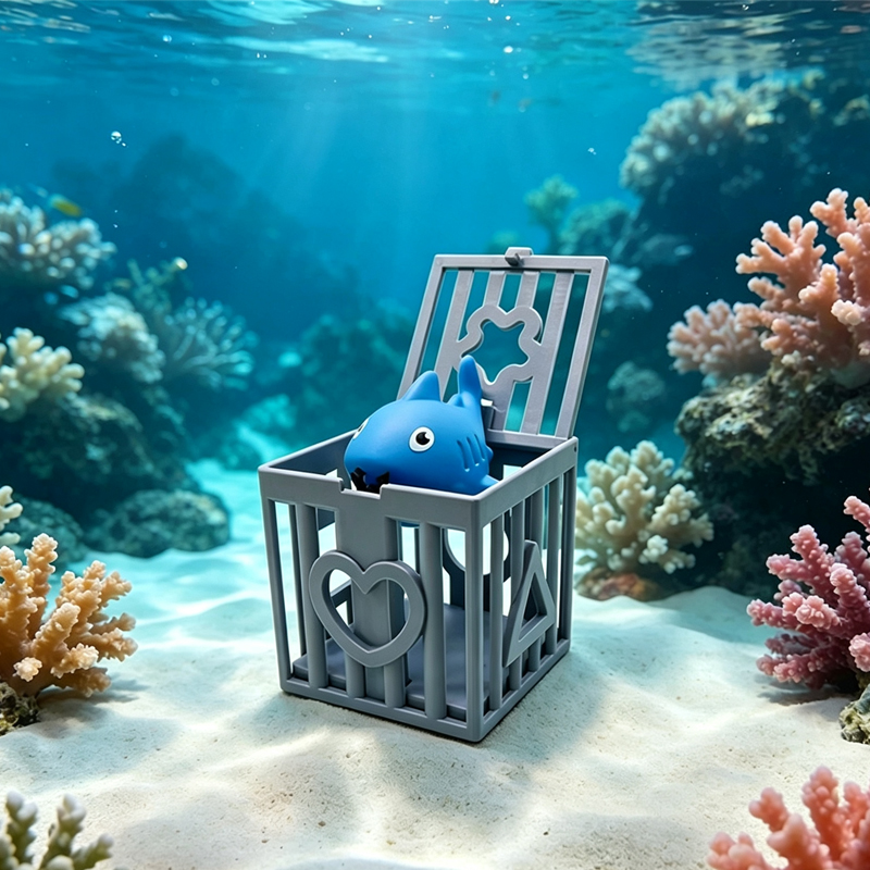 مجموعة ألعاب غوص تحت الماء للأ - مراجعة Aquarium Fish Shark وسعره