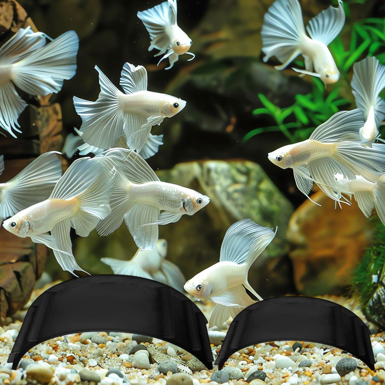 قطعتان من كهوف النفق تحت الأرض - مراجعة Aquarium Fish Cave وسعره