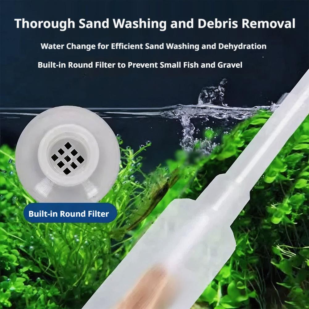 مضخة يدوية لتغيير مياه حوض الس - مراجعة Aquarium Fish Waste Collector وسعره