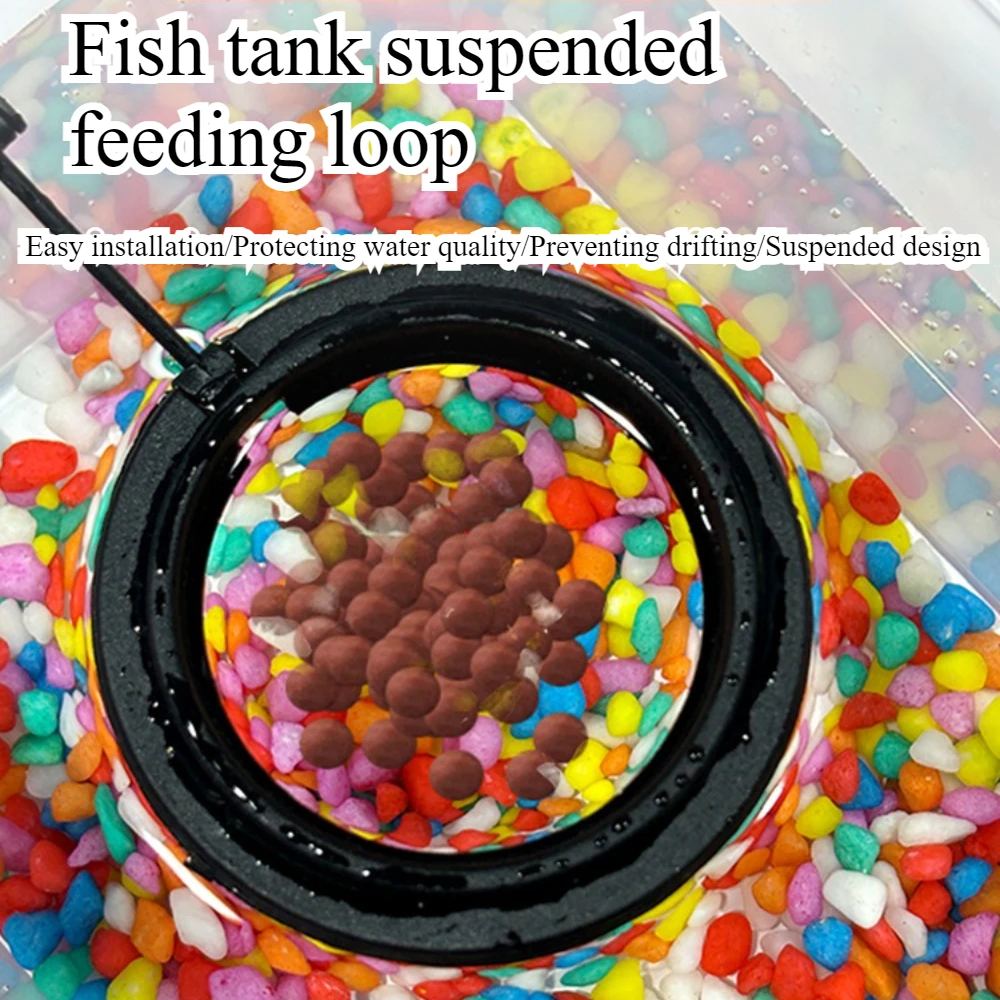 تغذية شفط كأس حوض السمك تغذية  - مراجعة Aquarium Fish Food وسعره