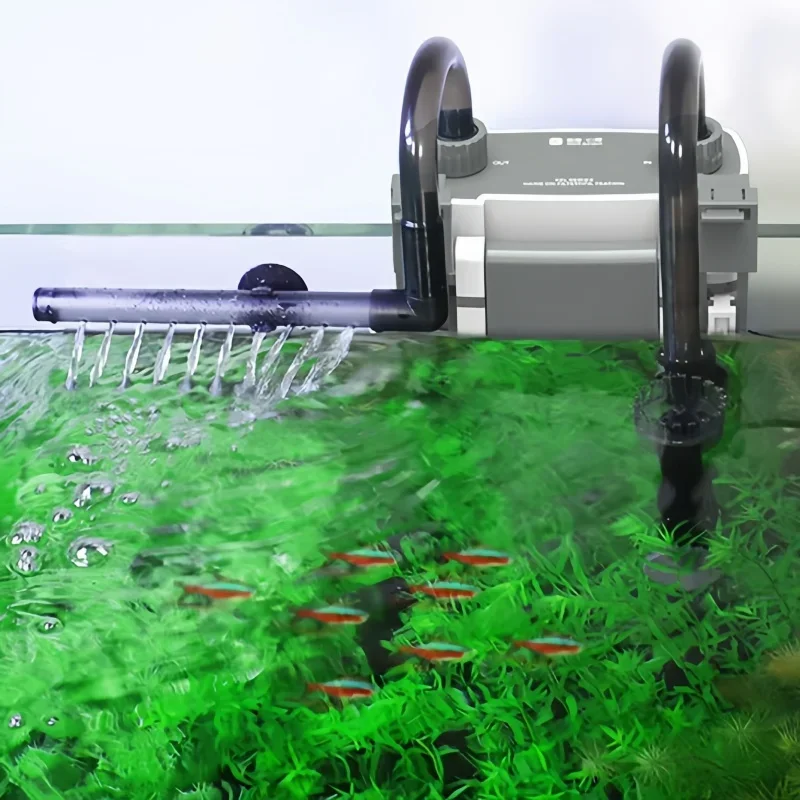 فلتر شلال حوض السمك المثبت على - مراجعة Aquarium Fish Waste Collector وسعره