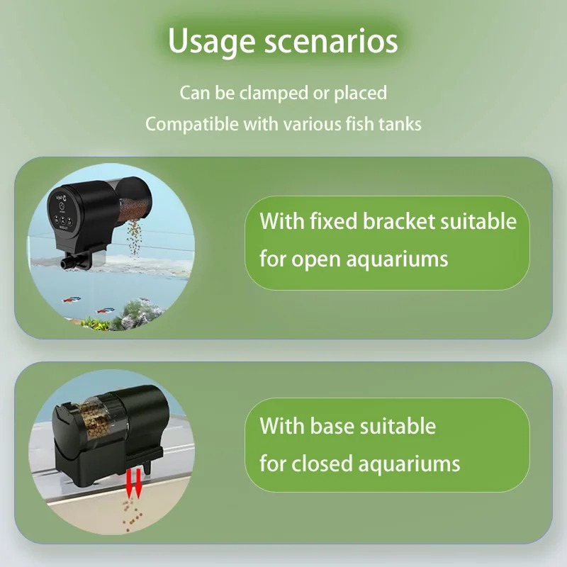 وحدة تغذية خزان الأسماك، وحدة  - مراجعة Aquarium Fish Food وسعره