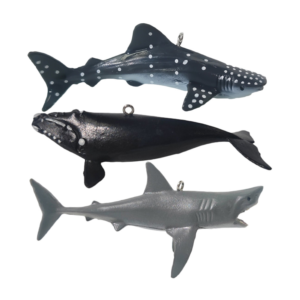 3 قطع من زينة أسماك القرش العا - مراجعة Aquarium Fish Shark وسعره