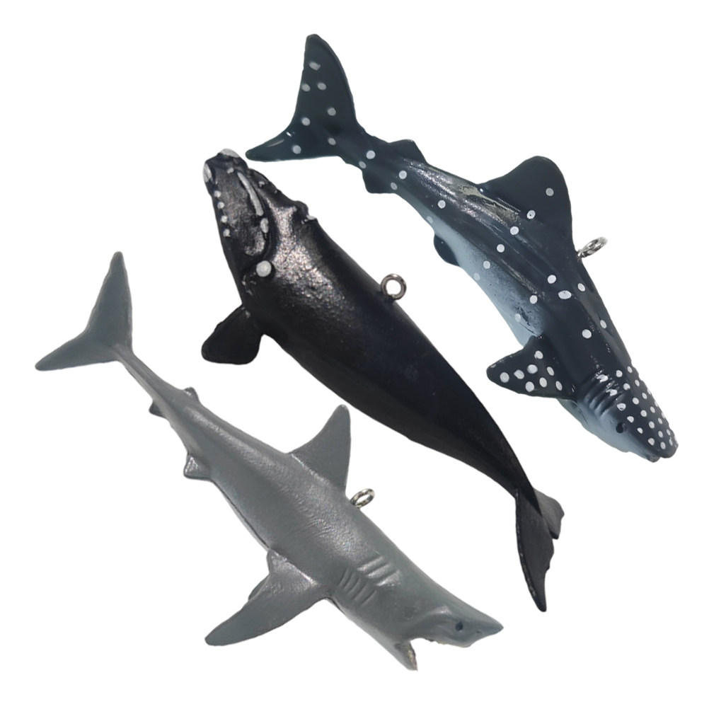3 قطع من زينة أسماك القرش العا - مراجعة Aquarium Fish Shark وسعره
