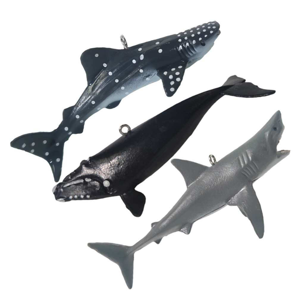 3 قطع من زينة أسماك القرش العا - مراجعة Aquarium Fish Shark وسعره