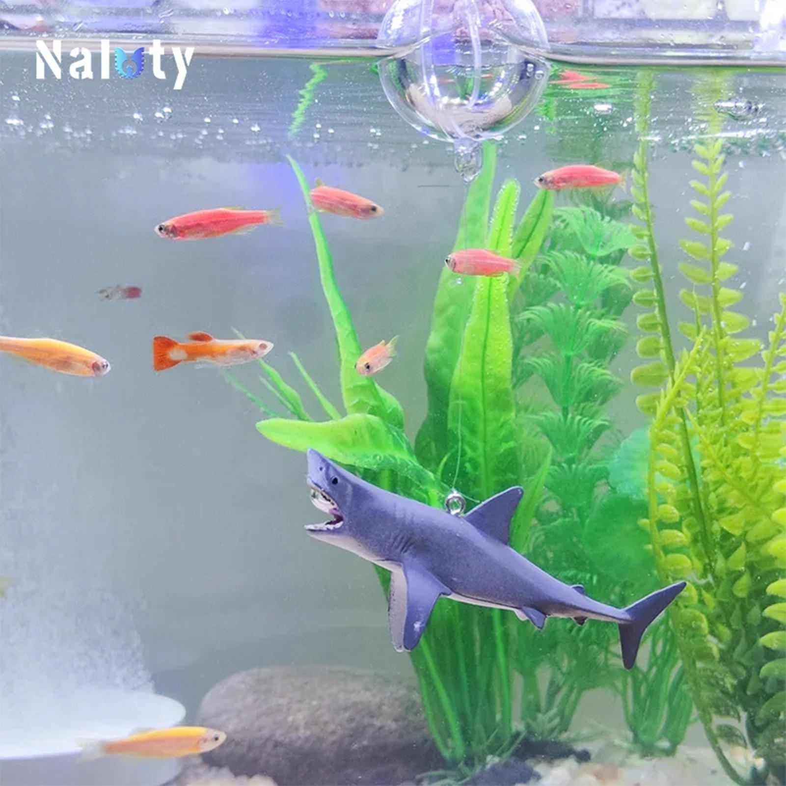 ديكور المناظر الطبيعية لحوض سم - مراجعة Aquarium Fish Shark وسعره