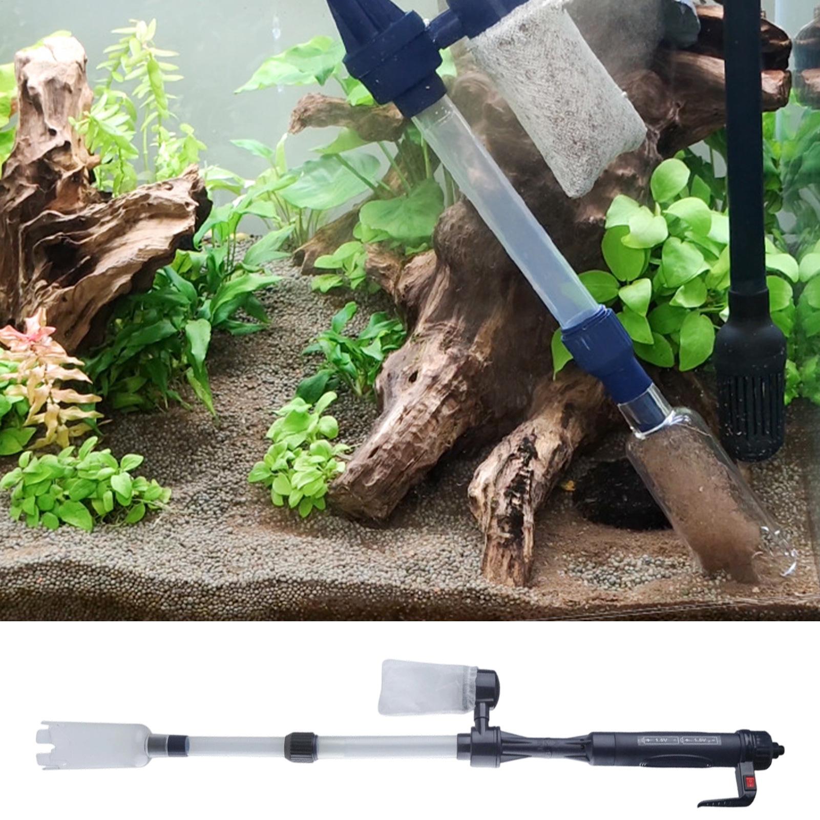 منظف حصى حوض السمك الكهربائي ا - مراجعة Aquarium Fish Tank Cleaner وسعره