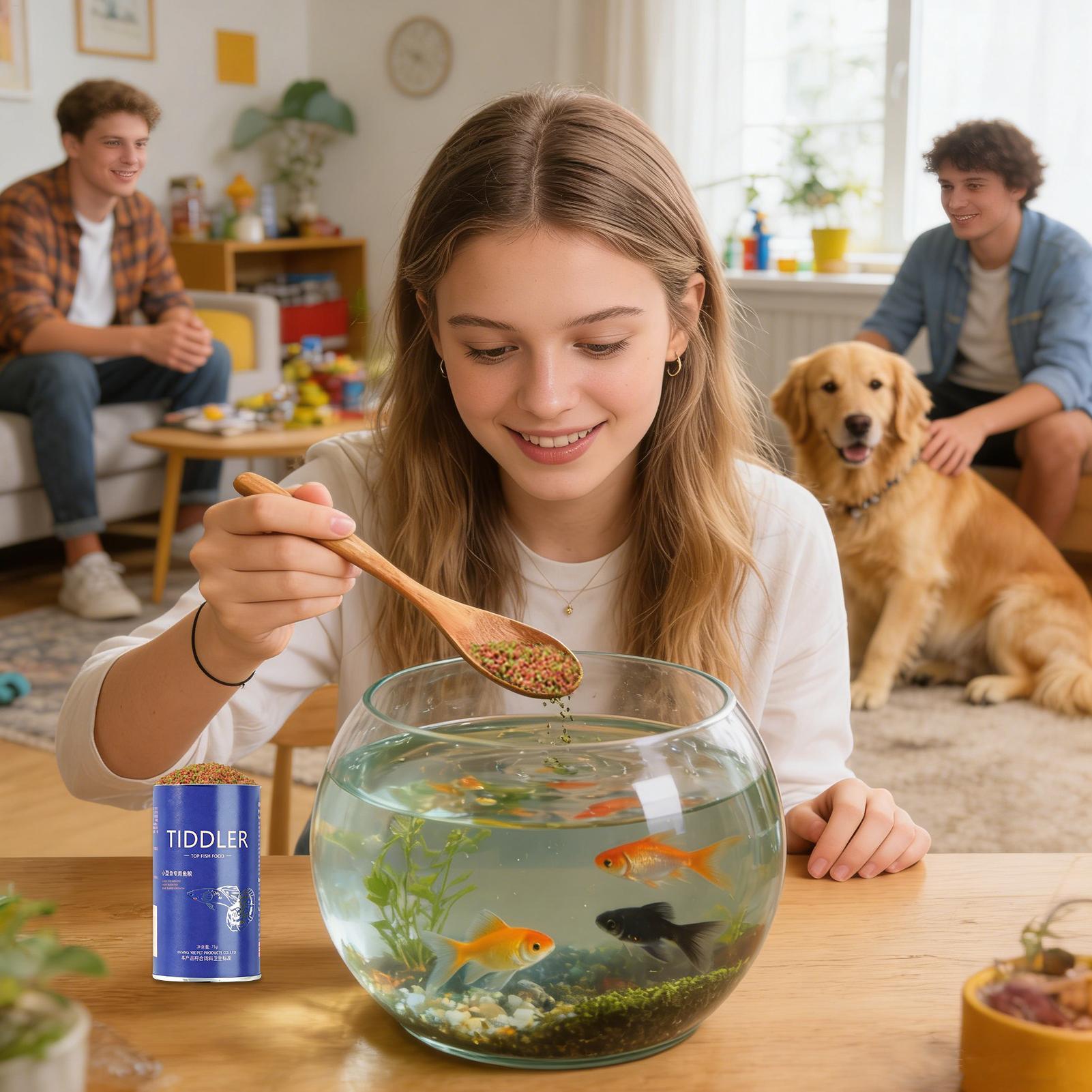 طعام أسماك الزينة، غذاء لأسماك - مراجعة Aquarium Fish Food وسعره