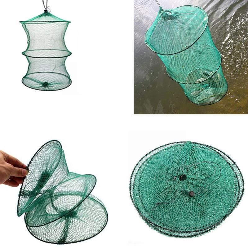 للطي جولة النايلون شبكة الإطار - مراجعة Aquarium Fish Trap وسعره