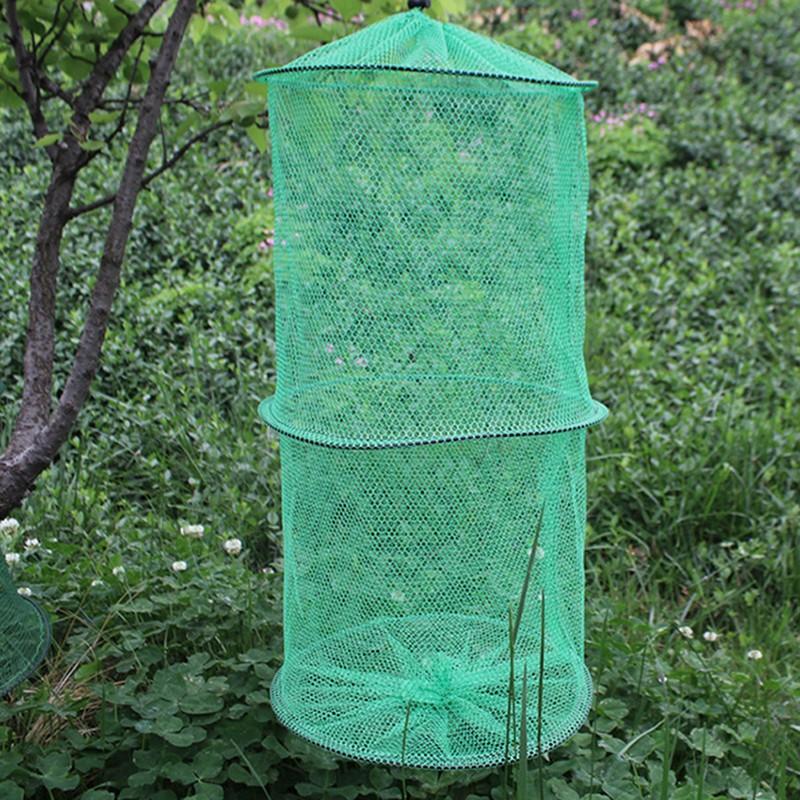 للطي جولة النايلون شبكة الإطار - مراجعة Aquarium Fish Trap وسعره
