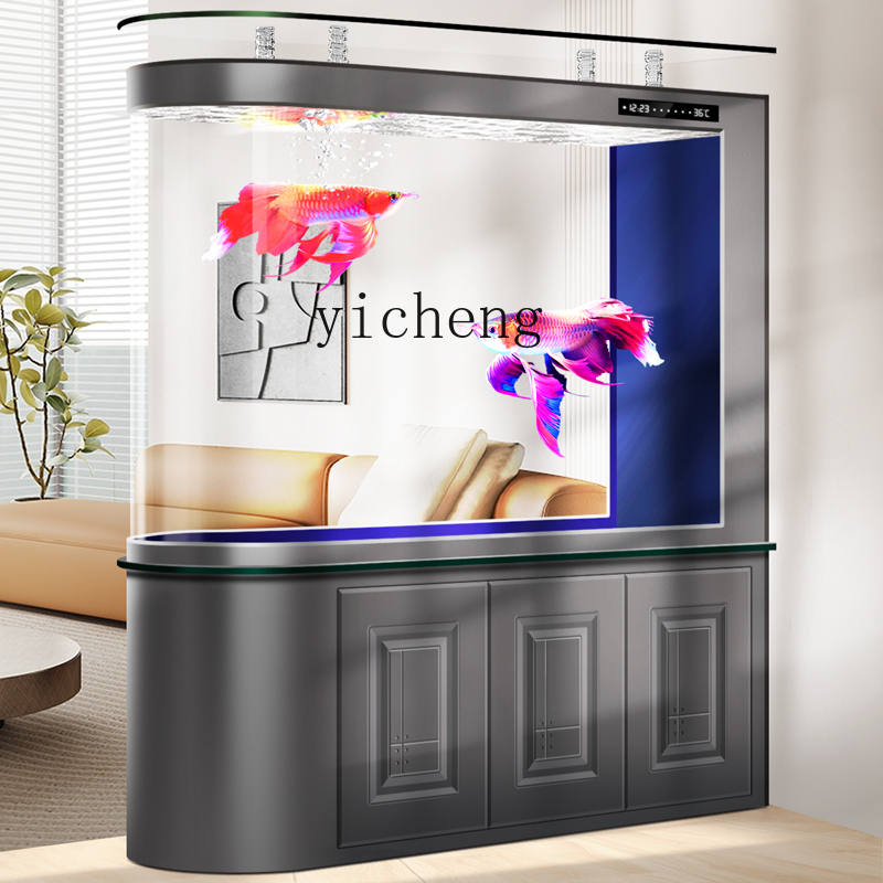حوض سمك منزلي كبير الحجم مع حا - مراجعة Xl Aquarium Fish وسعره