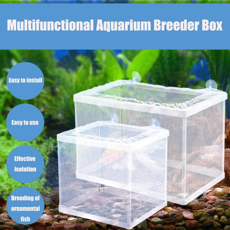 صندوق تربية الأسماك مع شفط، تف - مراجعة Aquarium Fish Trap وسعره