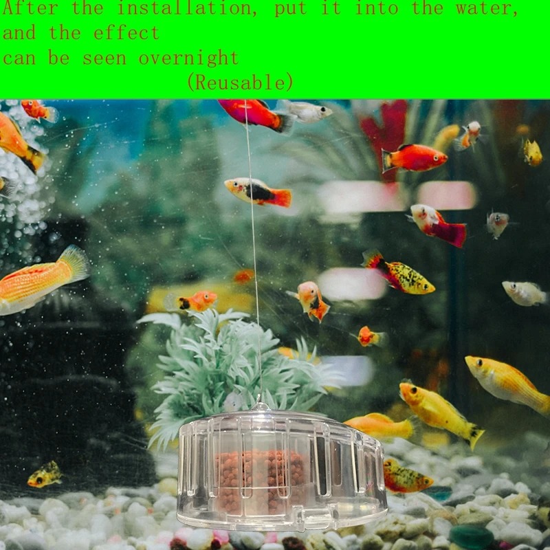 ماسك حلزونات بلاستيكي لحوض الس - مراجعة Aquarium Fish Trap وسعره