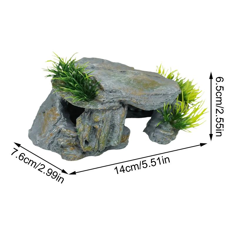 كهف صخري طبيعي للزواحف، مخبأ ل - مراجعة Aquarium Fish Cave وسعره