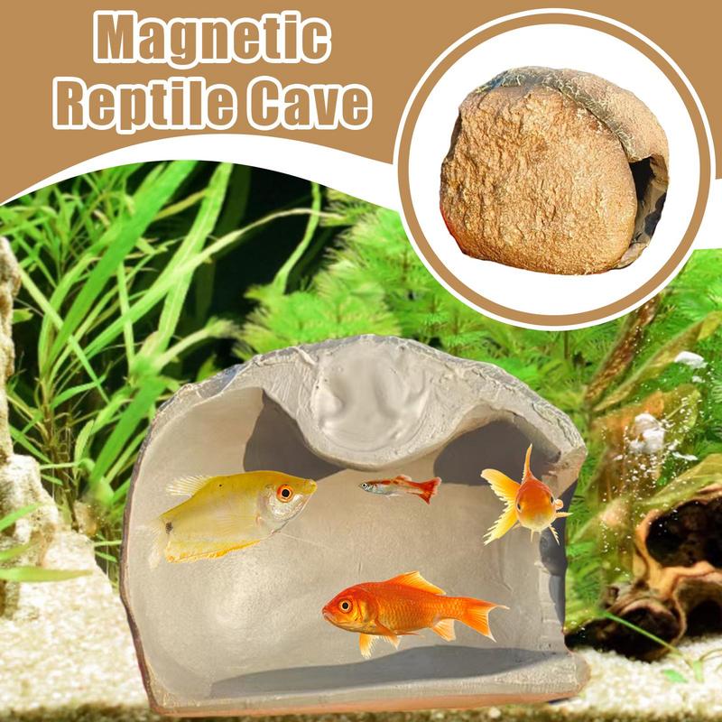 حوض السمك كهف خزان الأسماك الم - مراجعة Aquarium Fish Cave وسعره