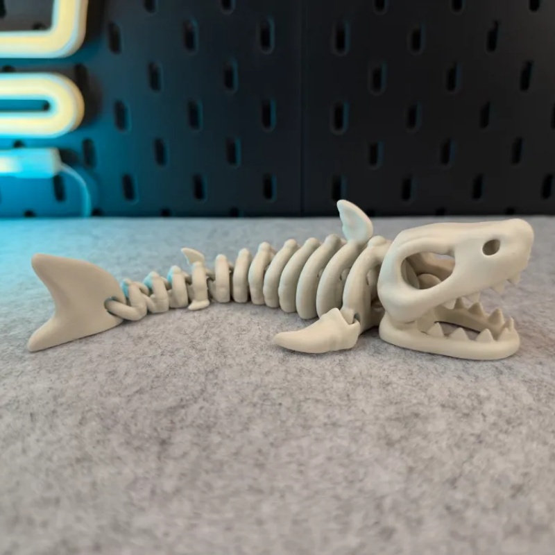 هيكل سمكة القرش بطول 17 سم لتز - مراجعة Aquarium Fish Shark وسعره