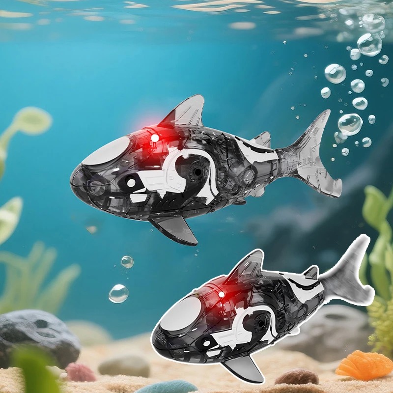 لعبة سمكة القرش الكهربائية، لع - مراجعة Aquarium Fish Shark وسعره